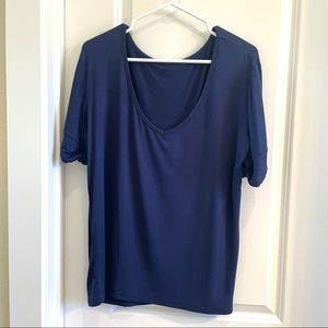 Shein Women’s Casual Tee, Navy, Size M